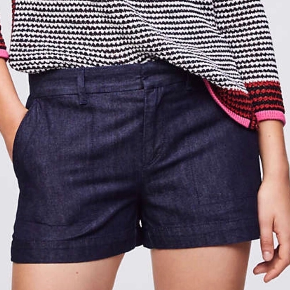 Classic Tailored Denim Short—Sold-Out Online!!